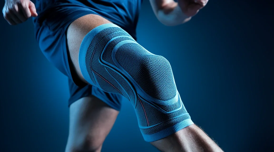 Genouillère de compression haute densité